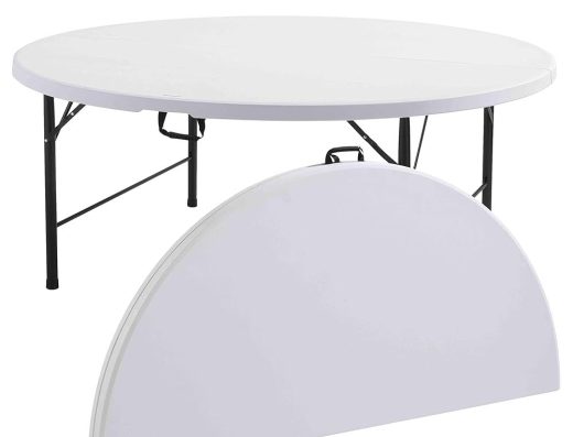 Table Ronde Pliante pour Réception (Robuste et Pratique) !