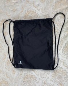 À brader – Sac à cordons noir DOMYOS – 1500 FCFA